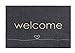 Bavaria Home Style Collection Fussmatte Welcome Fußmatte Herz Abstreifer 50 x 75 cm grau