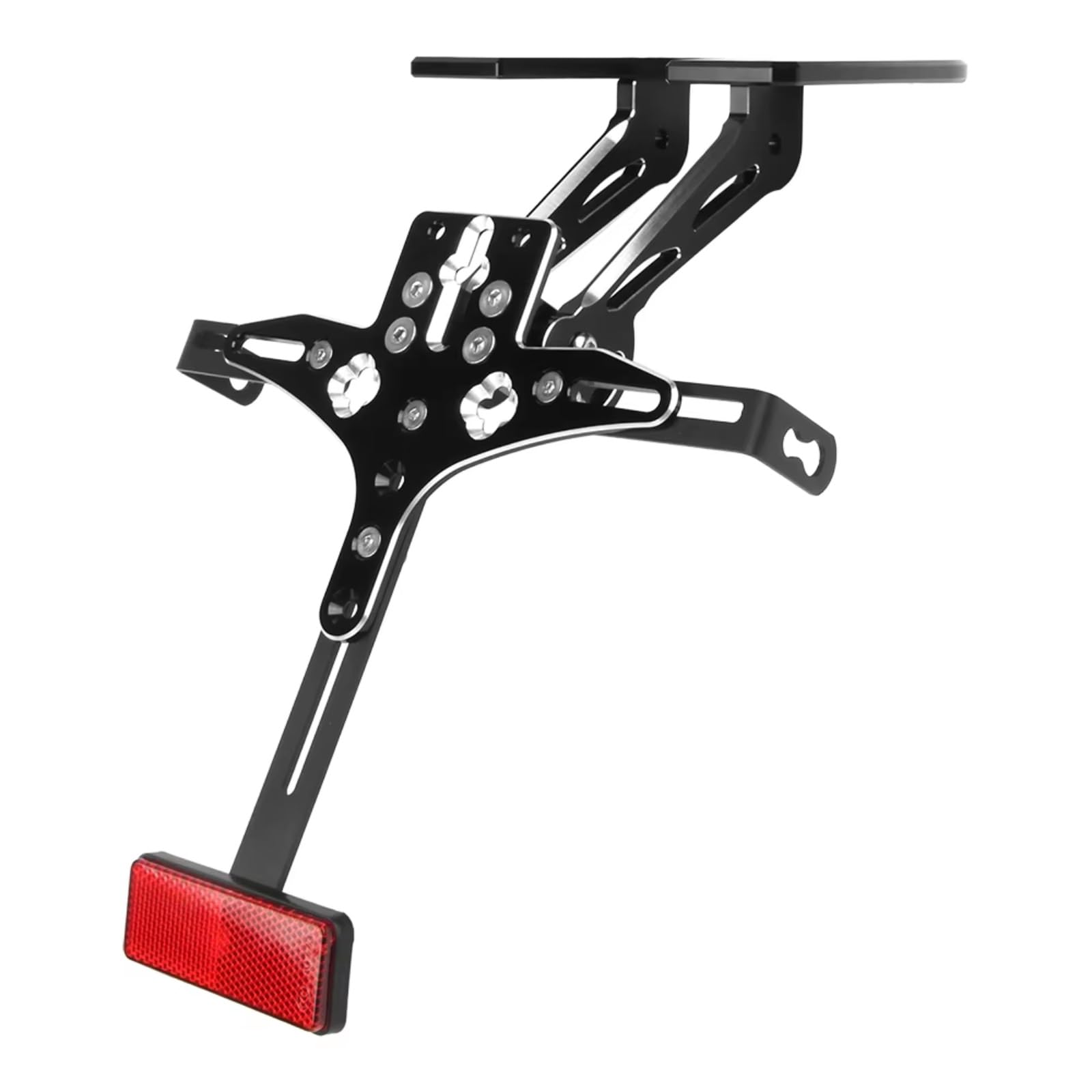 Portamatriculas Moto Para Marco De Soporte Matrícula Motocicleta Ajustable Para Eliminador Luz Compatible Con Suzuki Para GSXR600 2006 2007