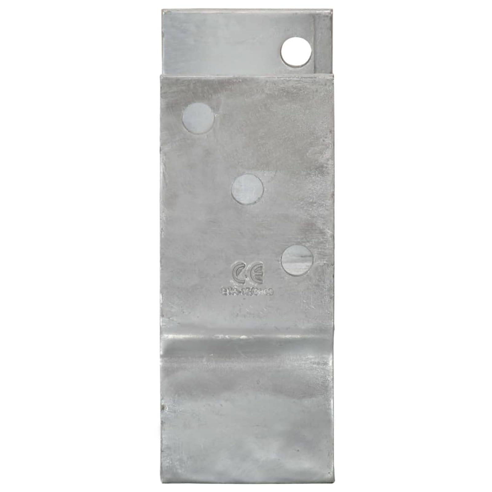 ShGaxin Anclajes de Valla 6 uds Acero galvanizado Plateado 14x6x15 cm