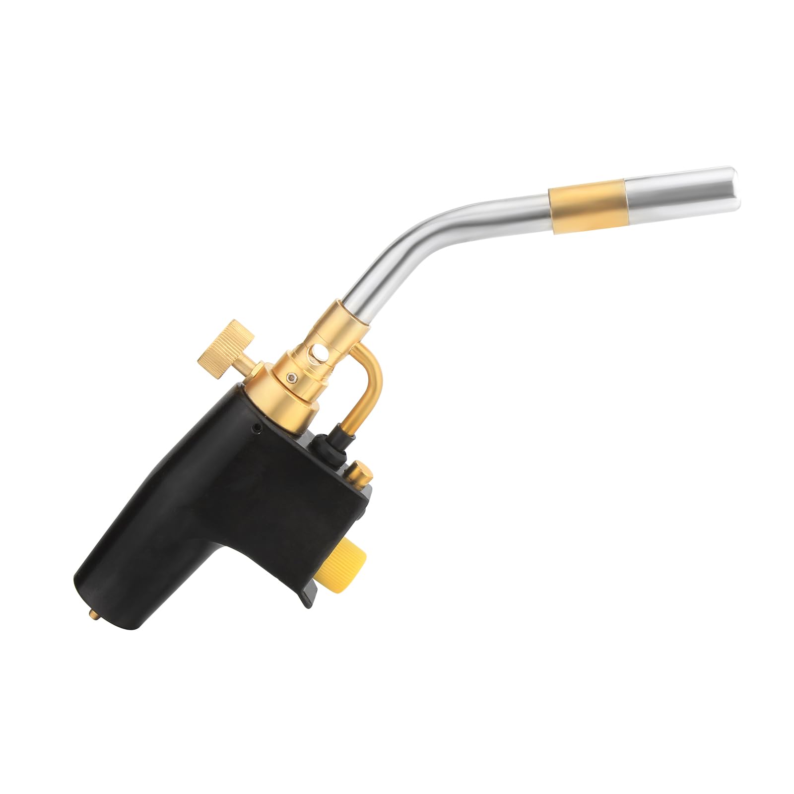 Skyplanet Gold Mapp Propane Torch, Gas Torch Heavy Duty Plumbing Soldering Brazing Blow Torch For Welding,Multi Purpose High Intensity Trigger Start Torch Hot Turbine Flame For Barbecue, Brazing, Welding