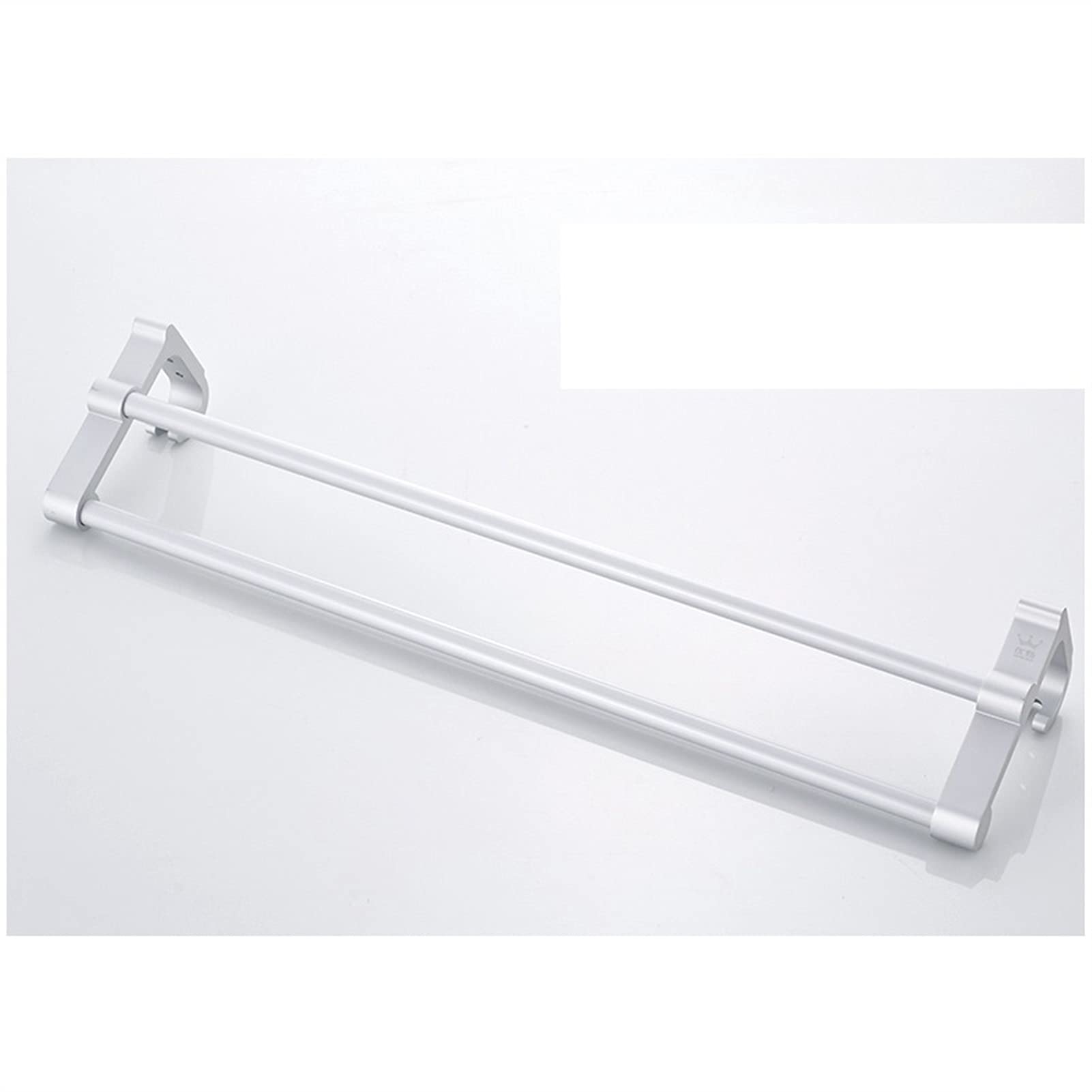 LMYSXAOZ LNNSHX Free Punching Towel Rack Space Aluminum Double Pole Thickening Bar Bathroom Accessories (Size : 39.3in) (35.4in)