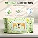Pet Wipes for Dogs and Cats, Dog Wipes for Paws and Butt, Cat Wipes Cleaning Fur and Butt, Fragrance-free, Alcohol-free, Natural Ingredients, Gentle and Safe, Keep Your Pet Clean and Healthy 320 Pcs