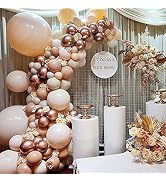 Kit Arco Ghirlanda Palloncini Retrò Albicocca, Decorazioni Feste ...