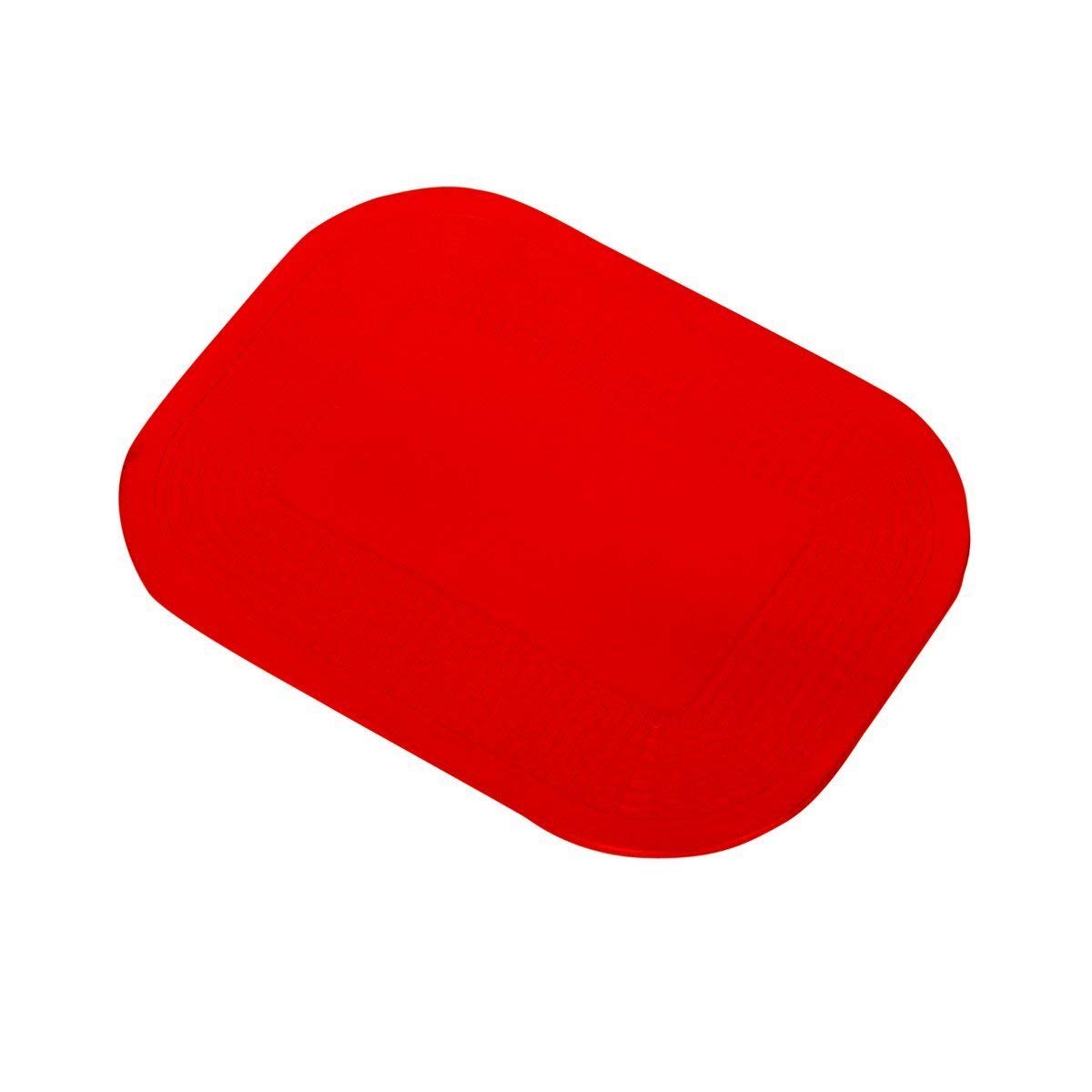 DycemNon Slip Rectangular Pad,10"X14", Red