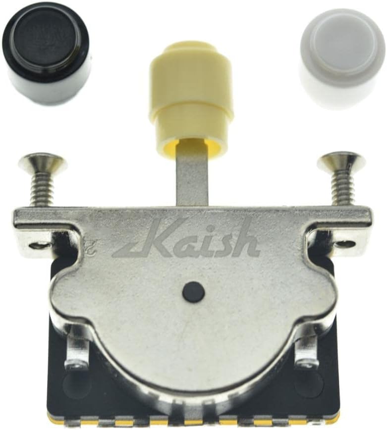 Heavy Duty 3 Way Guitar Pickup Lever Switch Pickup Selector Switch for Strat Tele with 3x Plastic Barrel Tips