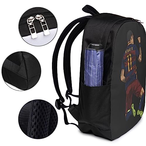 Neymar #11 Adult Backpacks Bag Laptop Bag Bookbag Usb Backpack 17 Inch For Daily4