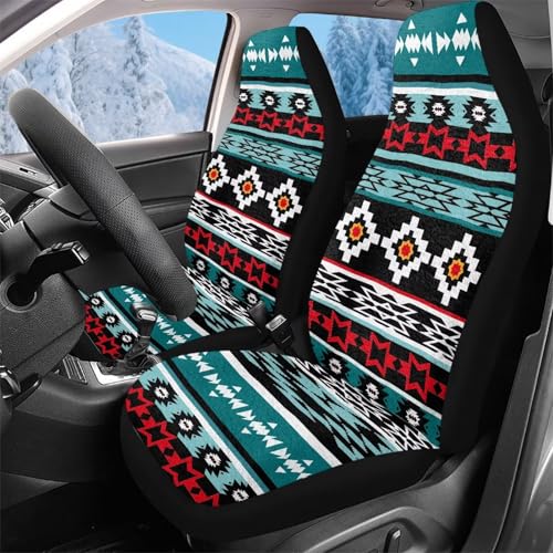 Housses de siège de voiture avant universelles 52x138cm en textile souple lavable