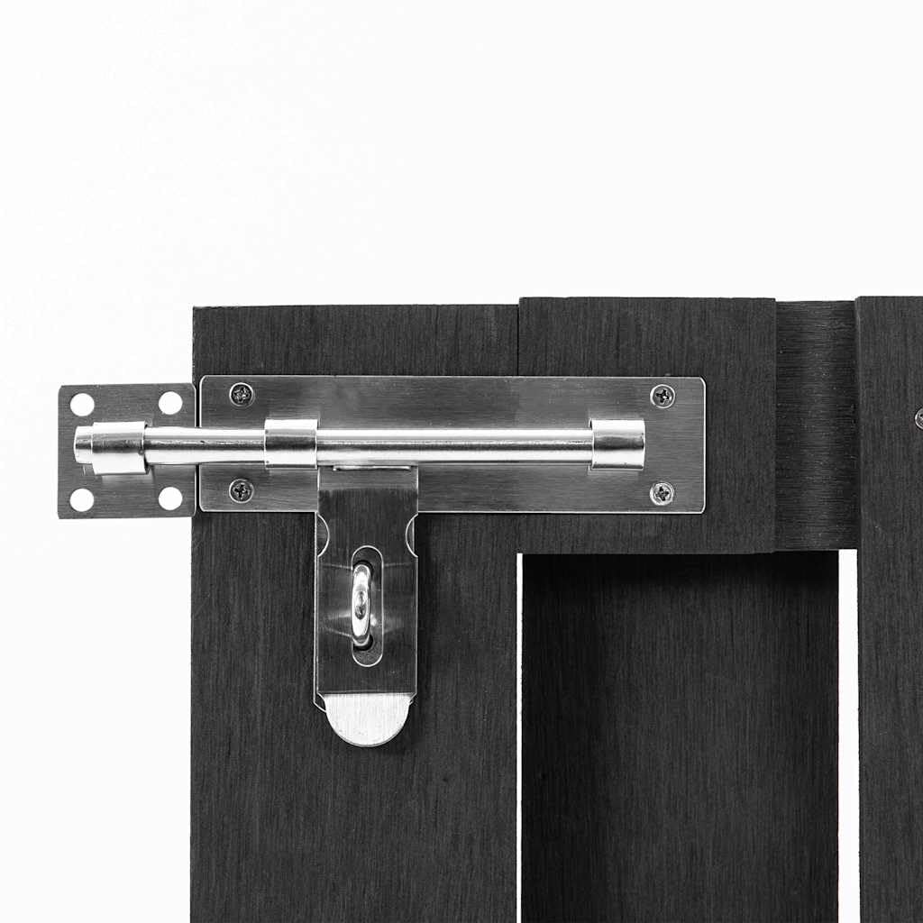 Willood Gartentor WPC 100 x 60 cm Grau