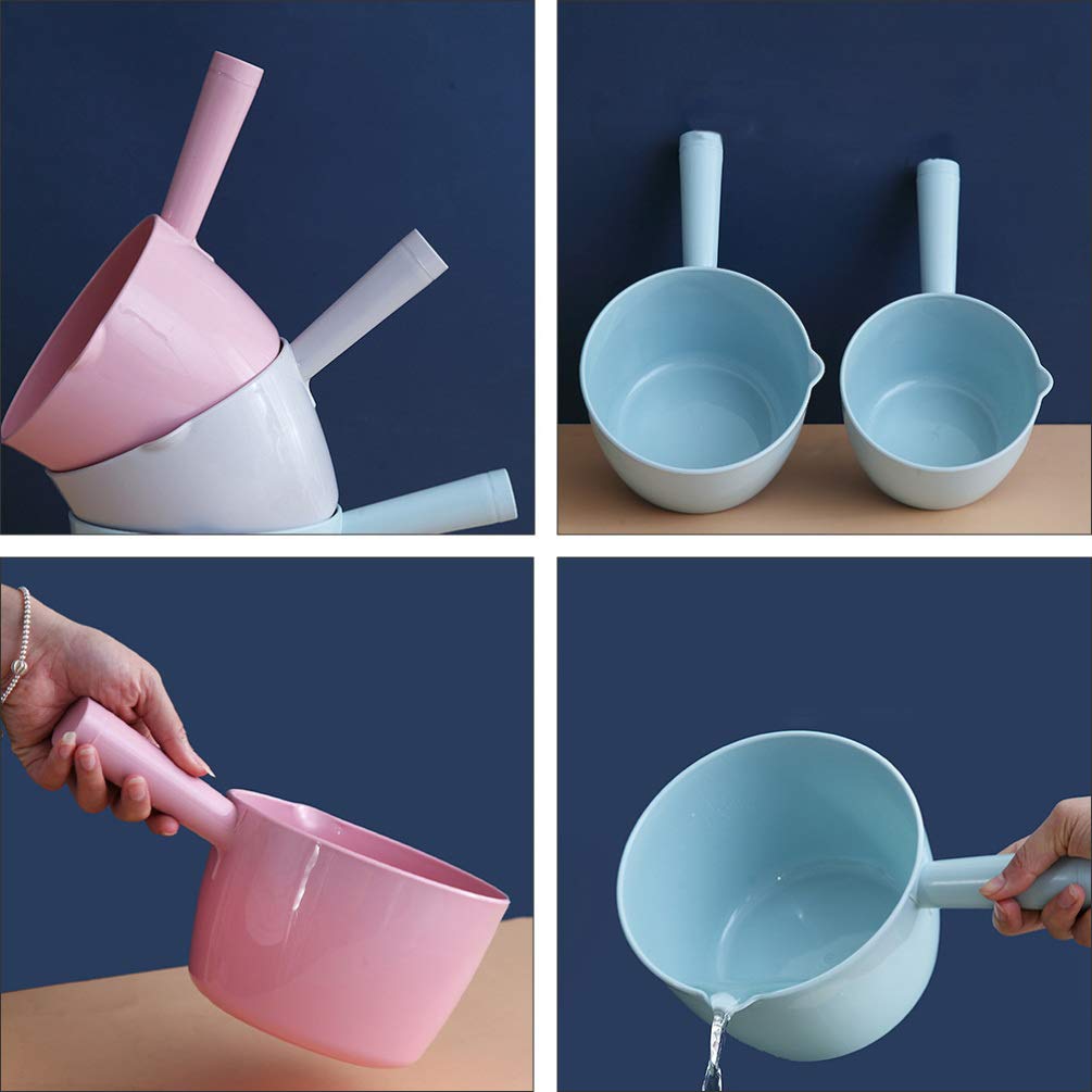 Luxshiny 2 Pcs Plastic Water Ladle Bath Ladle Dipper Shower - View #10