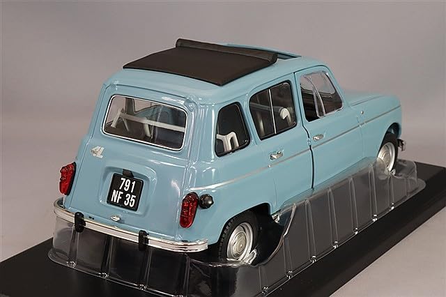 Joustra Tôle 1/18 – Renault 4L Bleu Marine – Modèle Réduit Ancien