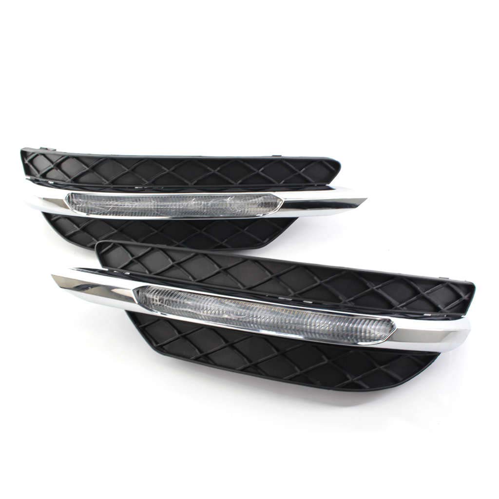Kit luci diurne giornaliere Kit luci di Marcia Diurna a LED DRL Gruppo Ottico fendinebbia per Il 2012-2014 Mercedes-Benz W204 Classe C C250 C300 C350 2048803224 2048803324