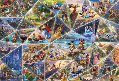 ceaco - thomas kinkade - disney collage - 2000 piece jigsaw puzzle