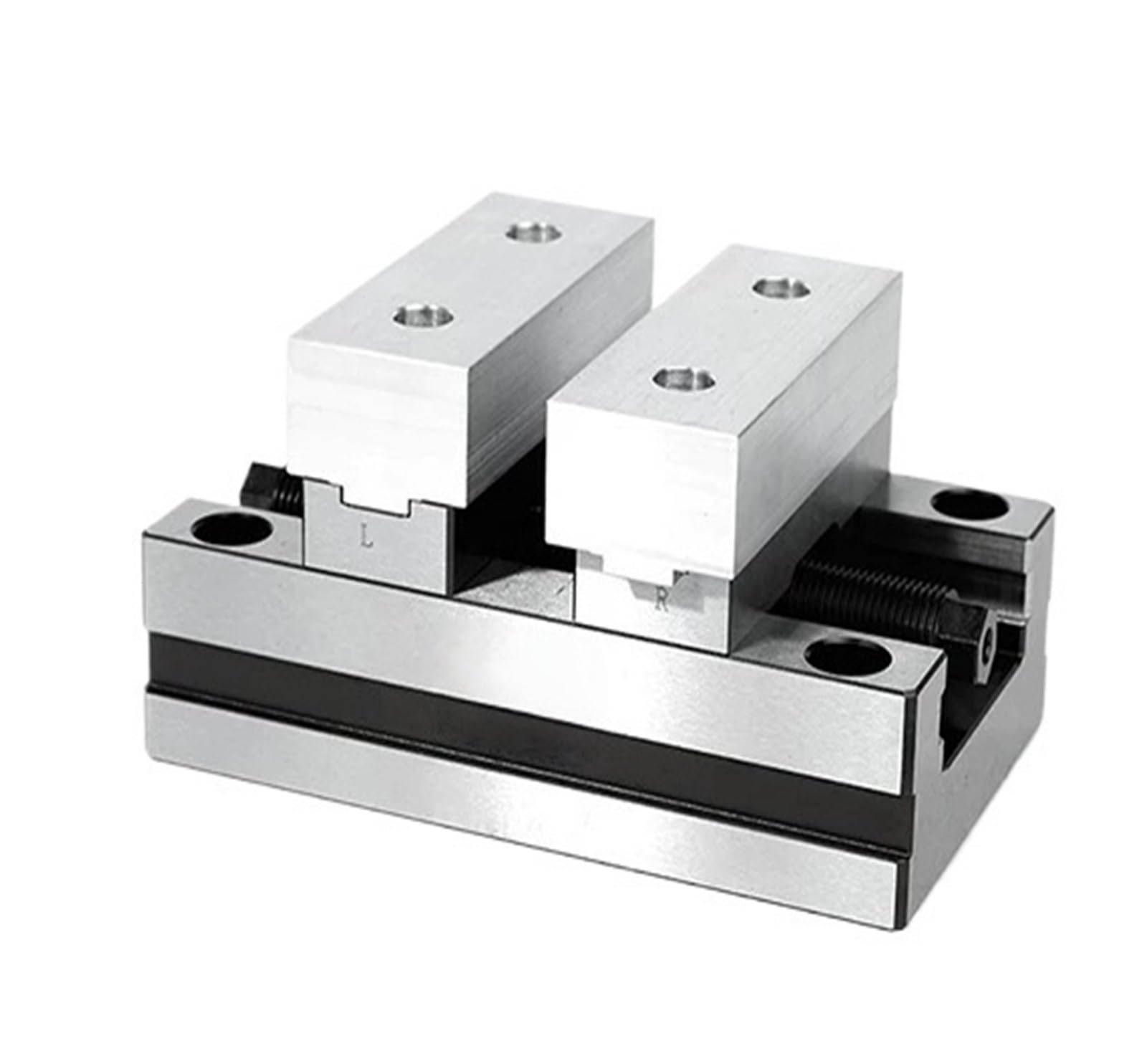 CNC Machining Fixture for Flat-Jaw Vise Zero Point ZY90-150 Self-Centering Vise Soft-Jaw Type