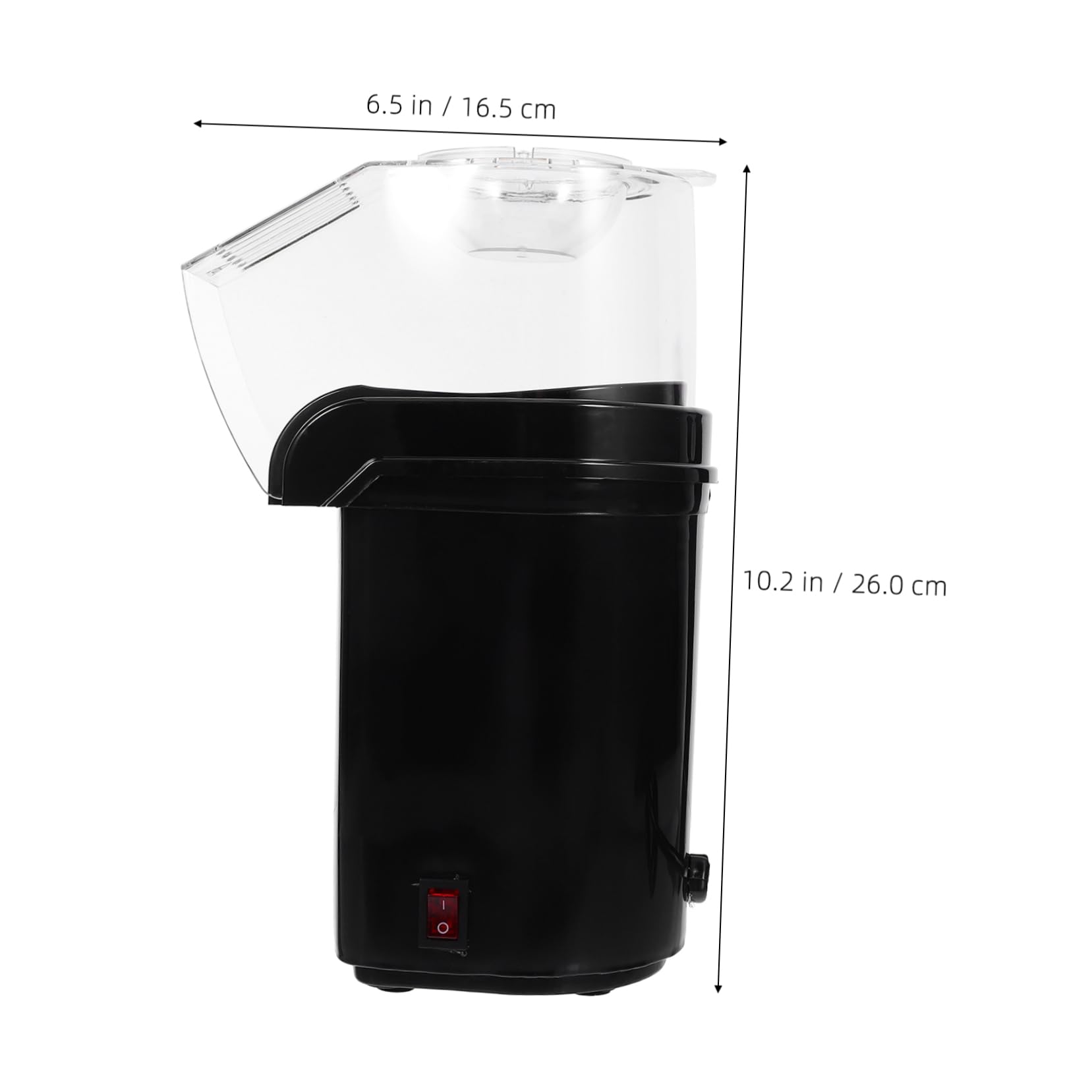 SHOWERORO Mini Palomitero Eléctrico Con Taza Medidora Para Fiestas Máquina Automática De De Maíz De Alta Eficiencia Sin Aceite