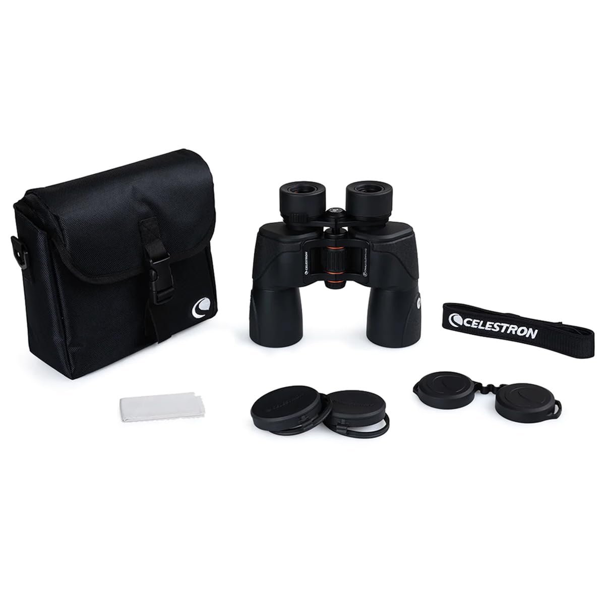 Celestron 72033 SkyMaster Pro ED 7x50 Binocolo astronomia Vetro ED e apertura grande per vista da lunga distanza, rivestimento completamente multistrato XLT, adattatore treppiede e astuccio trasporto