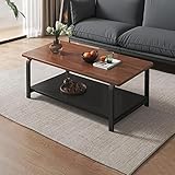 【Hervorragender Stauraum】 Dieser Sofatisch im Wohnzimmer bietet nicht nur viel Platz auf dem Schreibtisch, um Dinge abzulegen, sondern bietet auch mit einem zusätzlichen Couchtisch mit offenem Boden ausreichend Platz zum Aufbewahren von Fernbedienung, Snacks, Tabletts, Büchern, Zeitschriften, Laptops usw . Bringen Sie mit diesem Couchtisch Ordnung in Ihr Zimmer