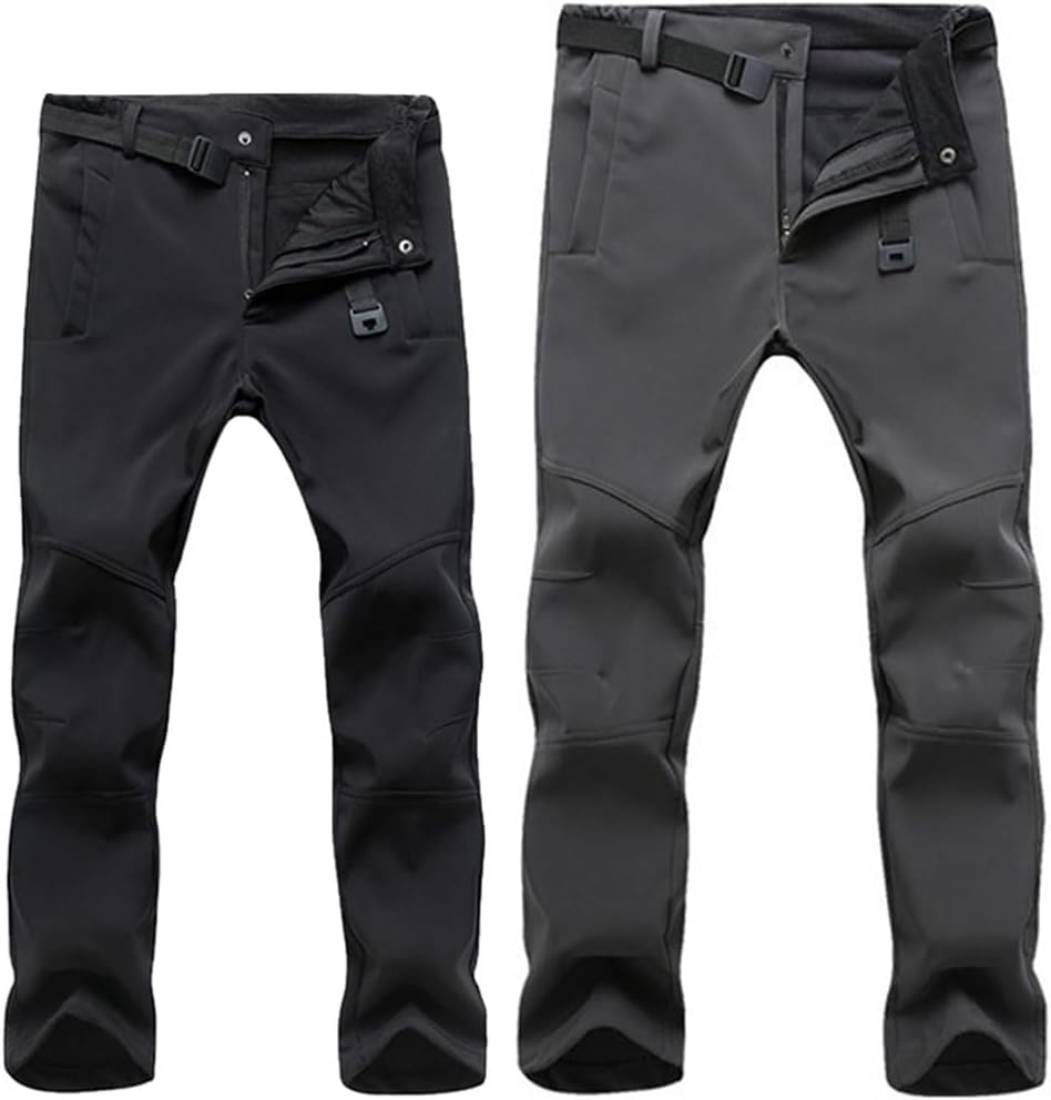 Warm Winter Men Travel Outdoor Camping Hiking Pants Fleece Skiing Trousers