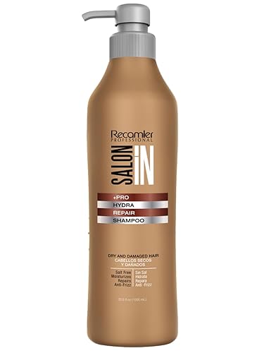 Salon in Hydra Repair Shampoo - 33.8 fl oz | Hidratante y fortalecimiento para cabello seco y dañado