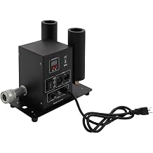 2Head CO2 Fog Machine 150W Digital CO2 Jet Machine with DMX512 Control, Multi-Angle Nozzles & 16.4ft Hose, Smoke Cannon for Stage DJ Parties Weddings Events