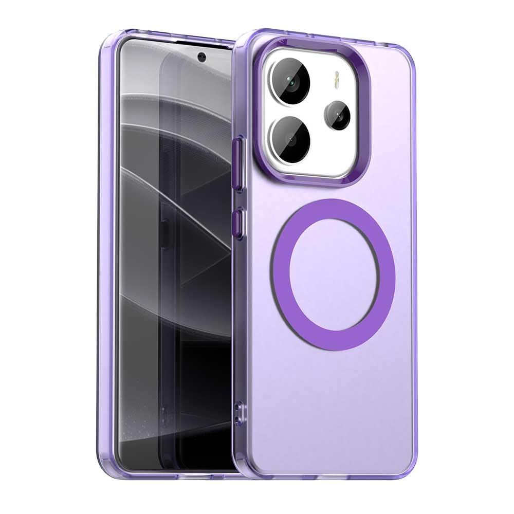 Pzwoxukhov Compatible with Redmi Note 14 4G Case Cover,Compatible with Magsafe,Shockproof Magnetic Phone Case，Compatible with Redmi Note 14 4G Case