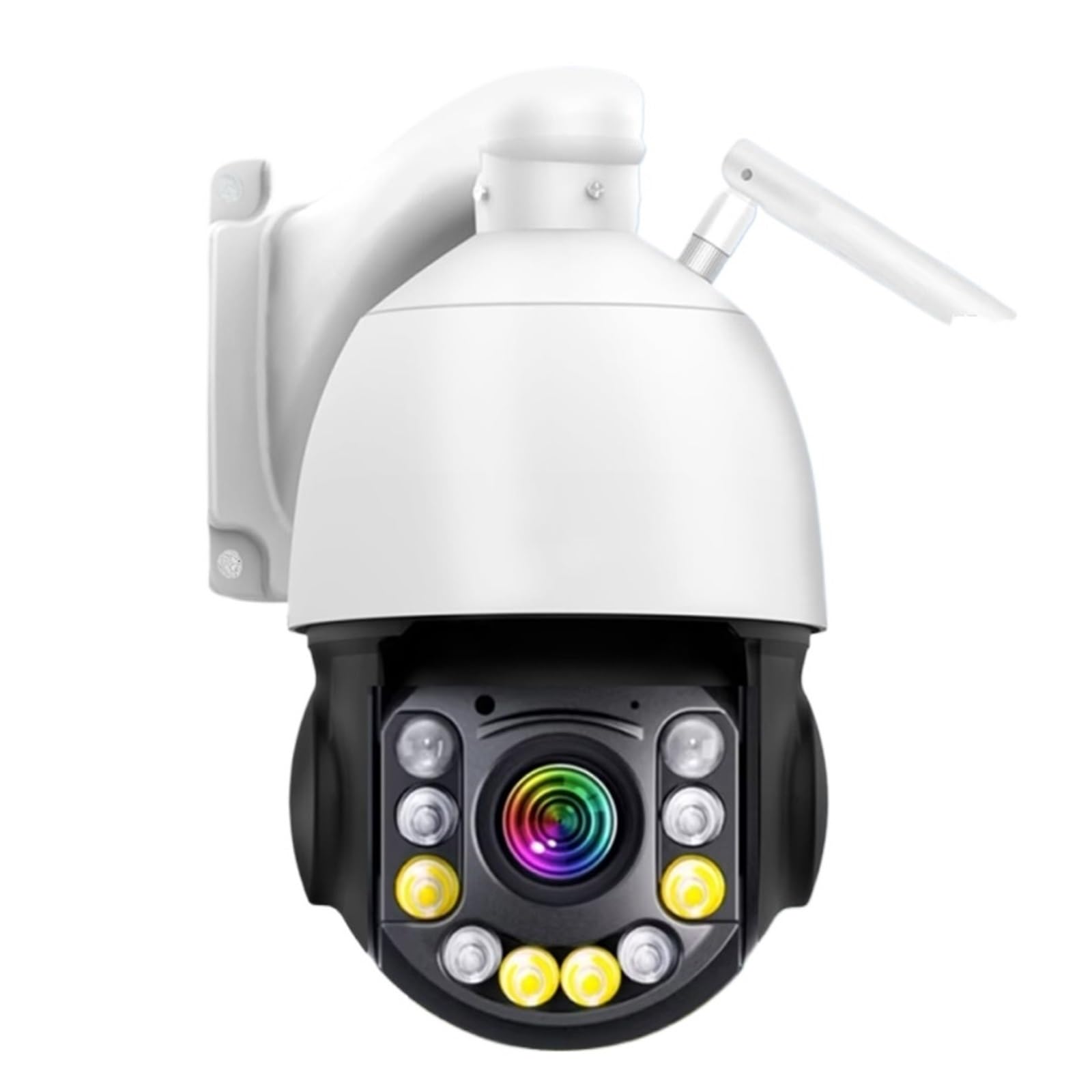 JVDDI 4K 8MP WiFi Video Surveillance Camera 50X Optical Zoom CCTV AI Human Detect Outdoor Security PTZ IP Cam 60m Color Night Vision(50X WIFI 32G Card)