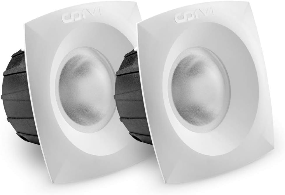 Corvi Spot 4Q 5-Watt LED Spotlight (Pack of 2, Easy White, Square)