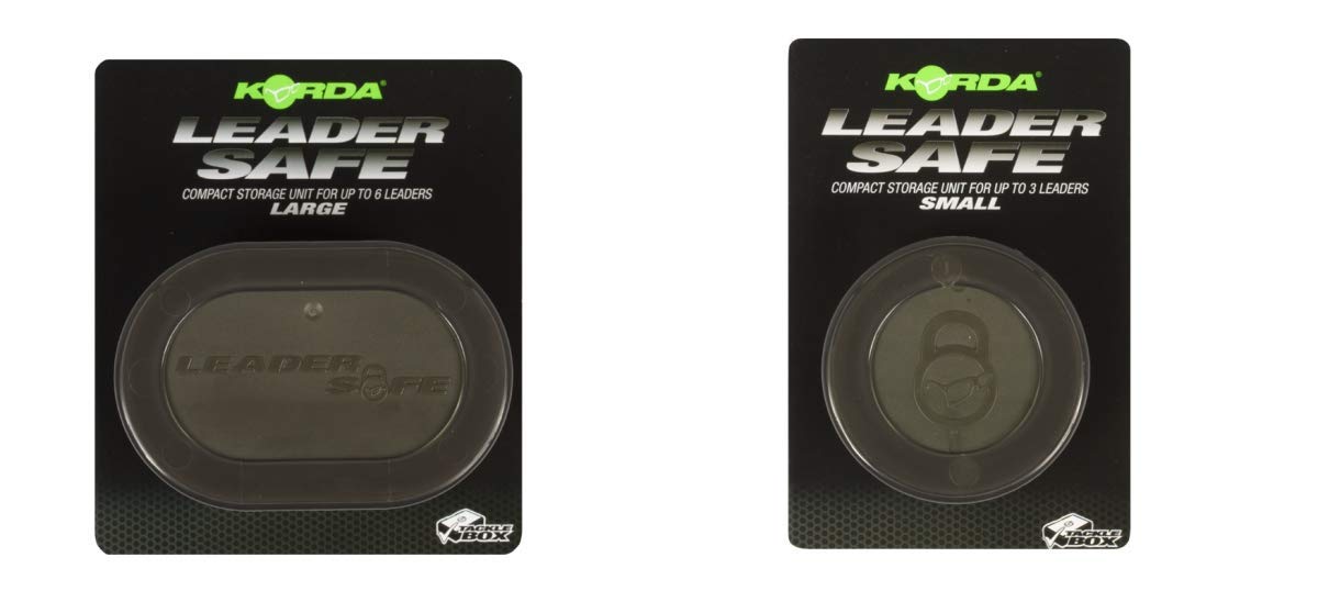 KordaLeader Safe Large, Compact Storage Solution, Large Size, Durable Construction, Ideal for Storing Pre-Tied Leaders, Designed for Hybrid Lead Clips & Heli-Safe System, Secure Outer Casing