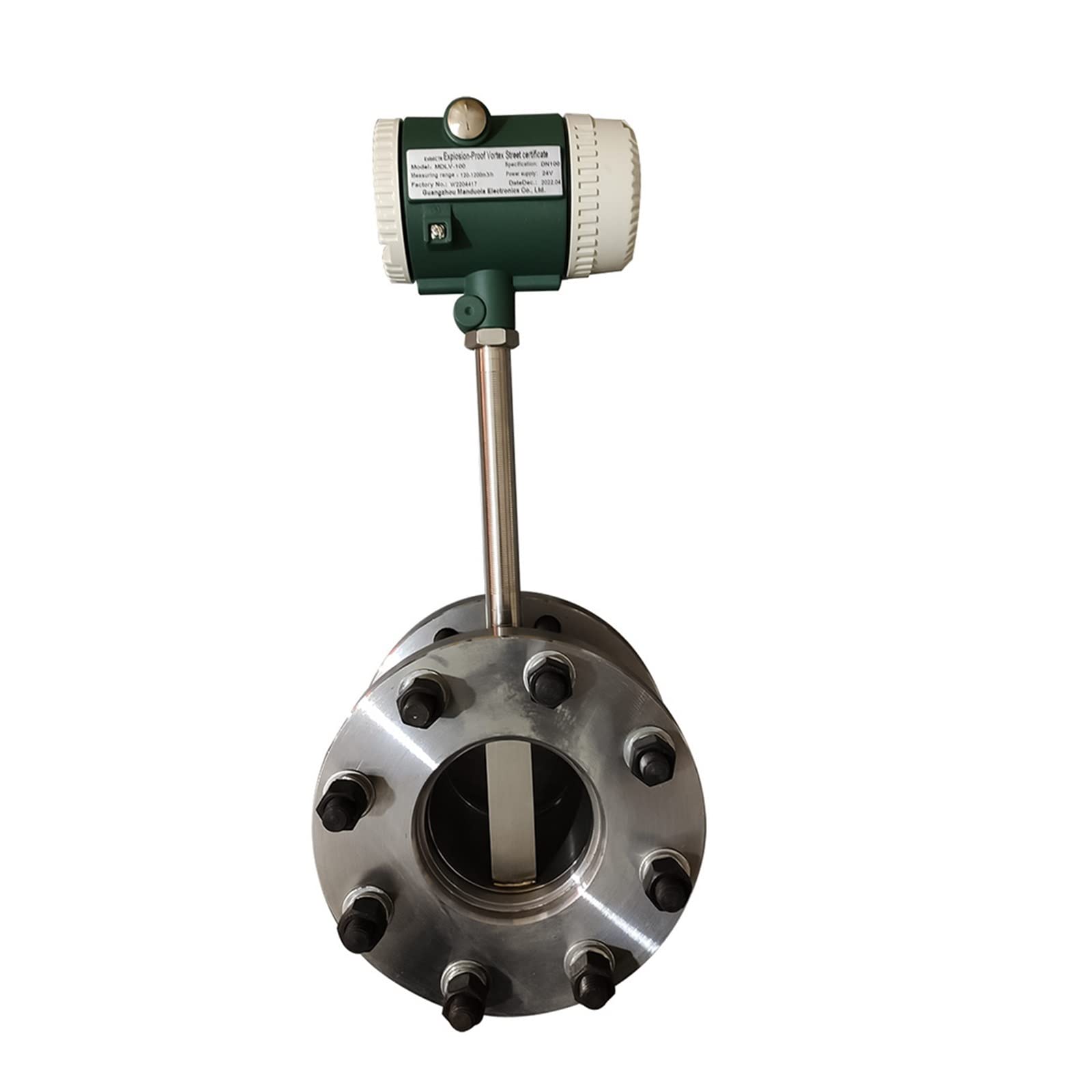 Durchflussmesser, Digitaler 4-20 mA RS485 explosionsgeschützter Vortex-Durchflussmesser for Dampf/Flüssigkeit/Erdgas/Druckluft | DN50