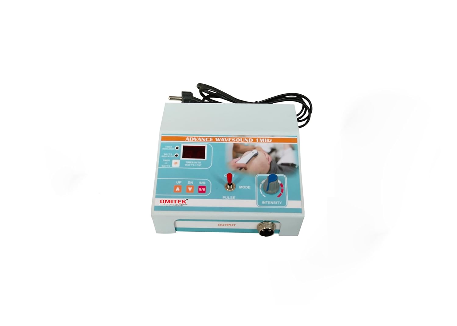 OMITEK Advance Wave-Sound Ultrasonic Therapy 1 Mhz With Timer Compact Physiotherapy Machine Portable Ultrasonic 1 mhz Therapy Device for for Personal use and Home Visit Purpose Therapy OMITEK Advance Wave-Sound Ultrasonic Therapy 1 Mhz With Timer Compact Physiotherapy Machine Portable Ultrasonic 1 mhz Therapy Device for for Personal use and Home Visit Purpose Therapy