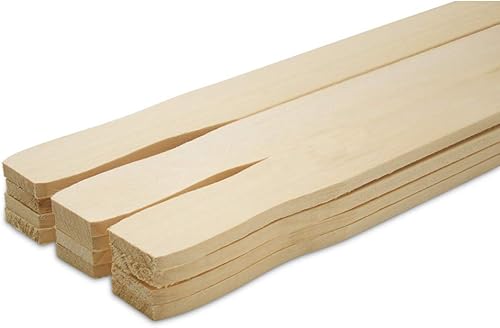 Woodpeckers - Palitos de pintura de 21 pulgadas, caja de 100 agitadores de pintura de madera dura, paletas de mezcla de madera para epoxi o resina,