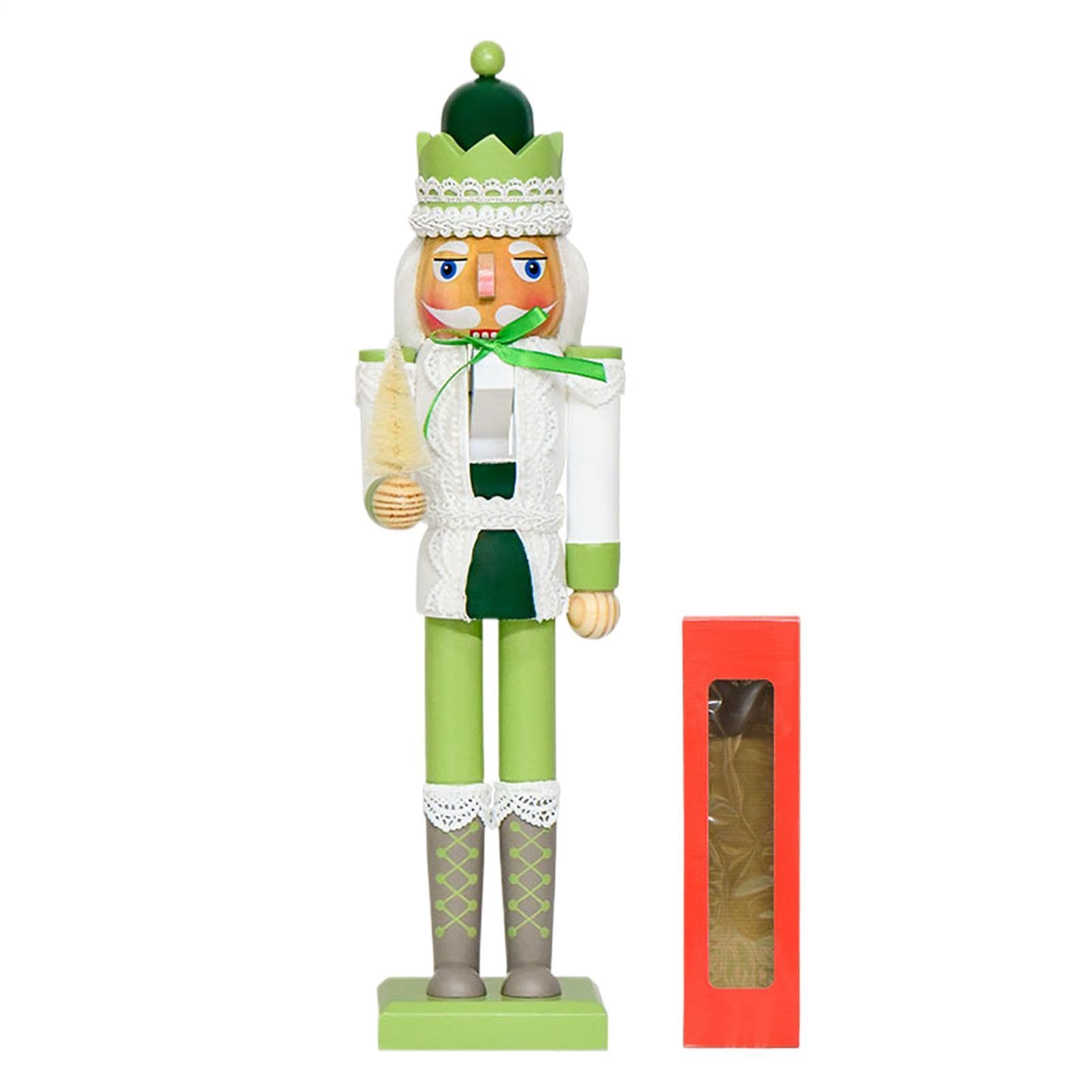 di Natale 38 cm in legno da collezione decorazione da tavolo