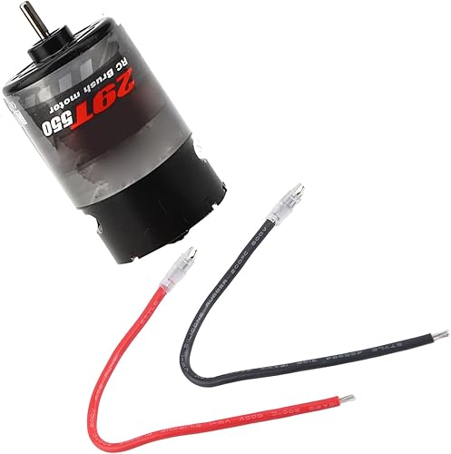 Miniatura 2 de POCREATION Motor cepillado, 12T, 21T, 29T, 35T, 550, rodamiento de bolas de alta precisión, motor cepillado a control remoto, bobinado multipolo,