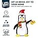 Joiedomi 5 FT Christmas Inflatable Penguin Decoration, Blow Up Yard Decoration Holiday Life-Size with Built-in LEDs for Christmas Party Indoor, Outdoor, Yard, Garden, Lawn Décor