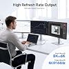 Cable Matters [Certificado Intel] Cable Activo Thunderbolt 5 de 80Gbps, 6.6 pies | [Hasta 120Gbps Boost, 8K@120Hz / 6K@240Hz / 4K@540Hz con DSC, 240W, Transferencia de datos 80G], Negro, Compatible con TB 4/3, USB4, USB-C 8