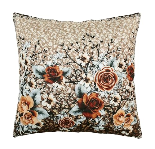 Image of BLUEDOT Home Decorative Floral Printed Cushion Covers Set of 5 (16x16 inches), Multicolor,CCN7