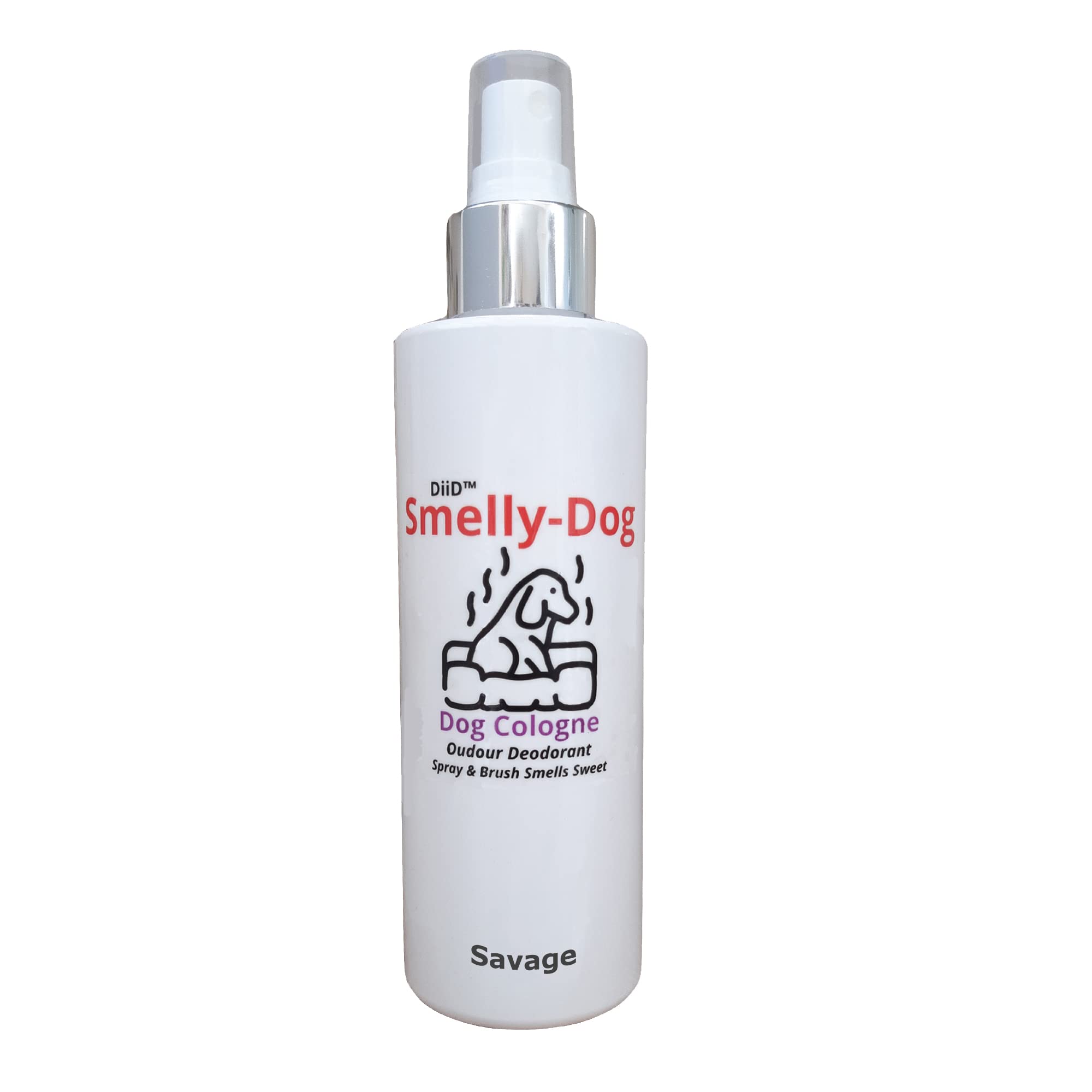 DiiD Smelly Dog cologne spray Doggie (Savaige) designer Fragrance deodorant perfume deodoriser Large 200ml bottle