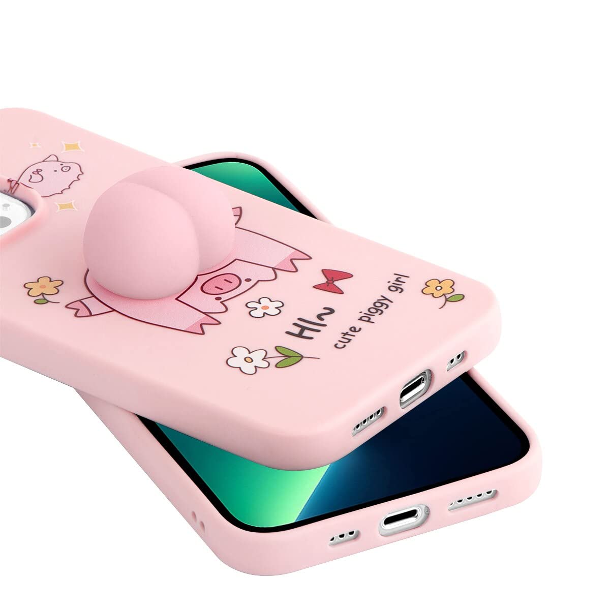 Custodia Yoedge Per IPhone SE 2020/7/8 4,7'' In Silicone TPU Con Motivo 3D Orso Polare, Natale, Antiurto