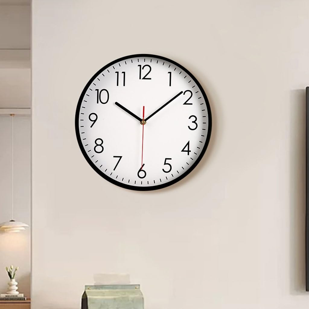 Orologio da parete Orologio da parete semplice for ristorante Orologio da parete rotondo Orologio da parete silenzioso al quarzo for soggiorno e camera da letto Reloj De Pared