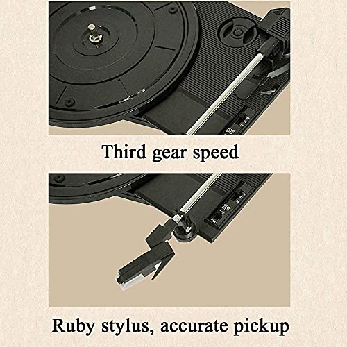 AMZOPDGS Tourne-Disque rétro, Hi-FI&Home Tourne-Disque Portable, Vintage Turntable 3-Speed Belt Drive Vinyl Player LP… - Les Beatles, Paul McCartney, John Lennon, RIngo Starr, George Harrison AMZOPDGS Tourne-Disque rétro, Hi-FI&Home Tourne-Disque Portable, Vintage Turntable 3-Speed Belt Drive Vinyl Player LP… – Image 4