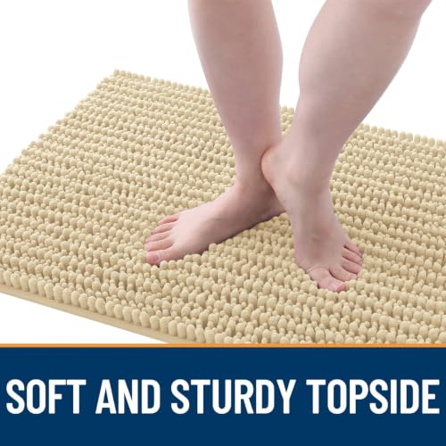 Image of OLANLY Dog Door Mat for Muddy Paws 30x20, Ultra-Absorbent Chenille Mud Mat