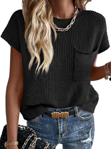 Image of Imily Bela Summer Fall Short Sleeve Sweater for Women