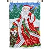 Herrschners Father Christmas Latch Hook Kit