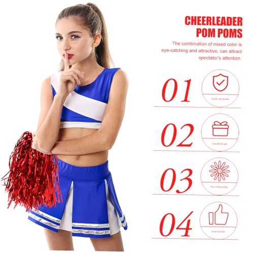 Pompons de cheerleading pour équipes de supporters et accessoires de spectacle réutilisables