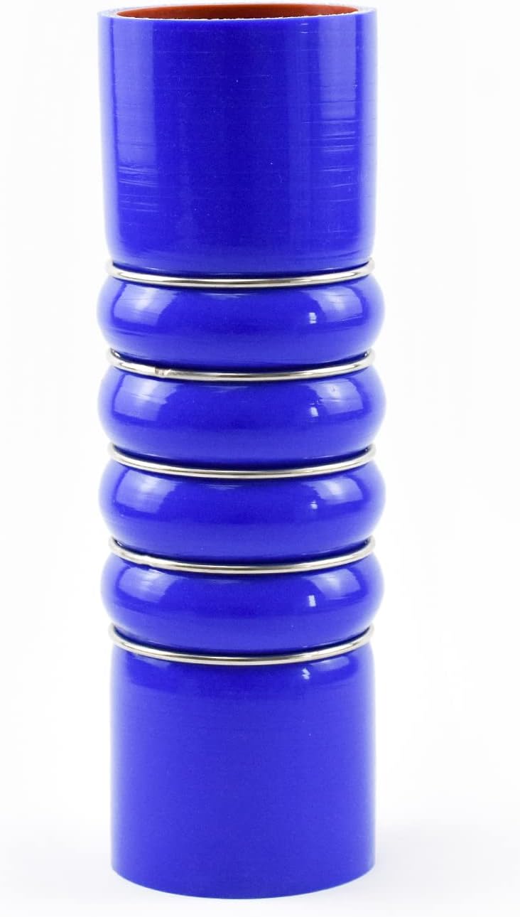 Silicone Upper Radiator Coolant Hose With Clamps 2.5" ID Fit for Kenworth Paccar Peterbilt Replacement F50-6308 28359