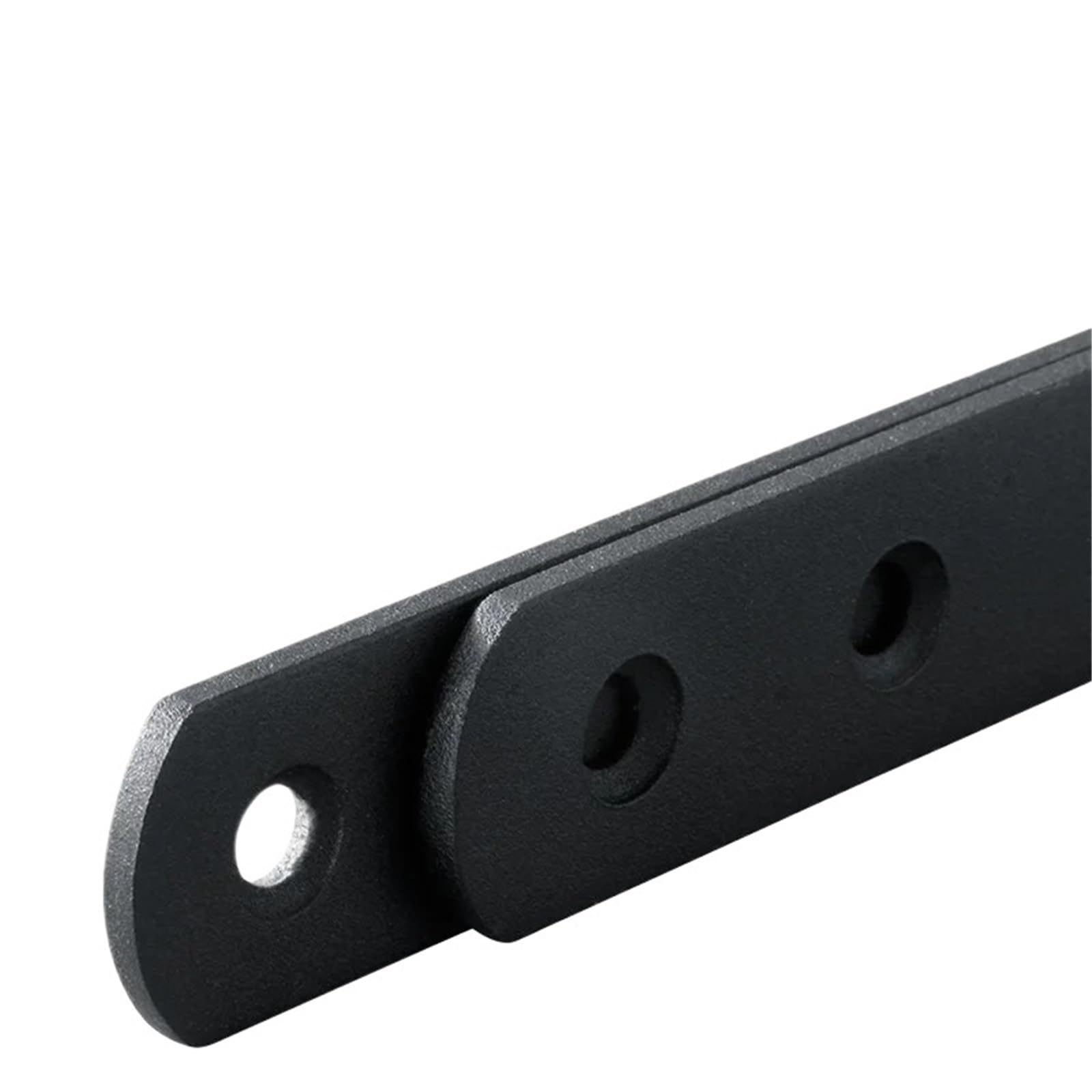 Stainless Steel Flat Bracket 1pcs Stainless Steel Black Bracket Right-Angle Laminate Angle Iron Straight Piece Fixed Furniture Connecting for Timber Fixing(130x20mm)
