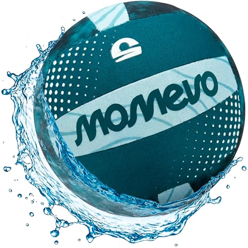 Momevo BeachBuddy Neopren Wasserball für Kinder ab 2 Jahren weicher Kinderball für draußen Deep Sea Größe 2 (Ø 15 cm)