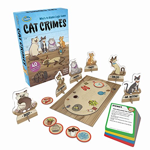 Think Fun Cat Crimes Brain Game and Brainteaser for Boys