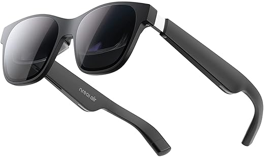 XREAL Air Ar Glass Smart Glass Up To 201 Large Screen To Carry Anywhere / Tuv Certified (Eye Friendly), Black