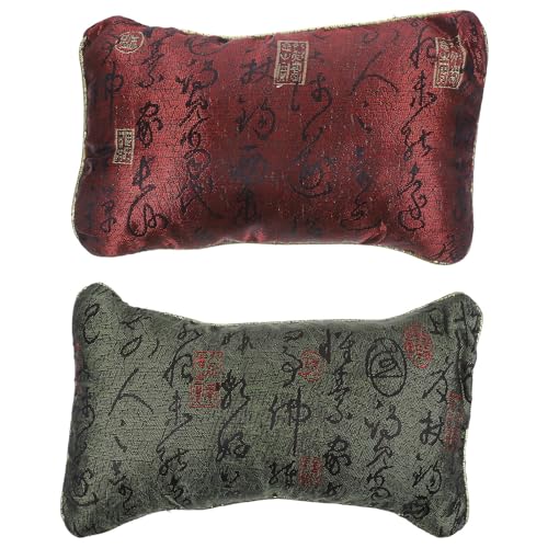 DOITOOL 2 Piezas Almohadas de Diagnóstico Chino de Algodón para Hospital Cojines para Pulso Pequeño Fáciles de Limpiar y Transpirables Color Azul Soporte para Muñeca Diagnóstico