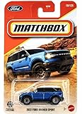 Matchbox 2022 Ford Bronco Sport [Blue] 10/125, 1:64 Scale Diecast Toy Vehicle
